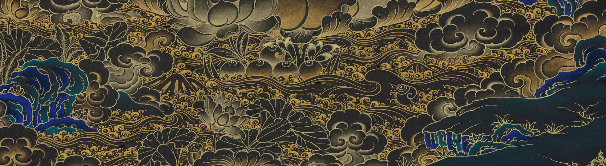 黑唐金線局部細節